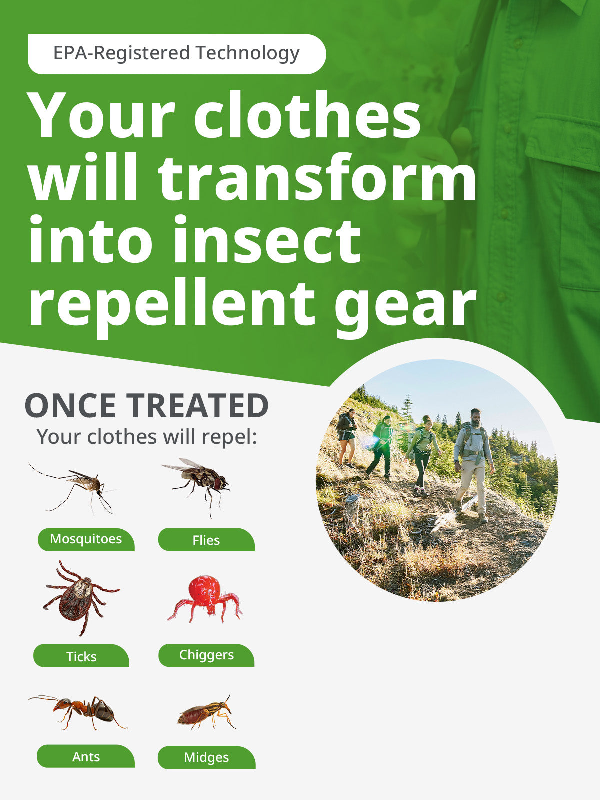 Insect Shield Your Clothes - Easy Packs