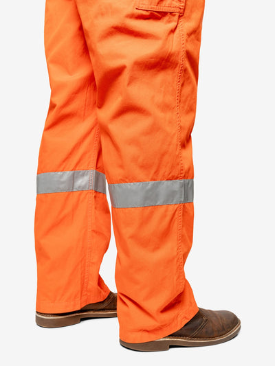 Insect Shield Men's Lightweight Cotton Coverall with Hi-Vis