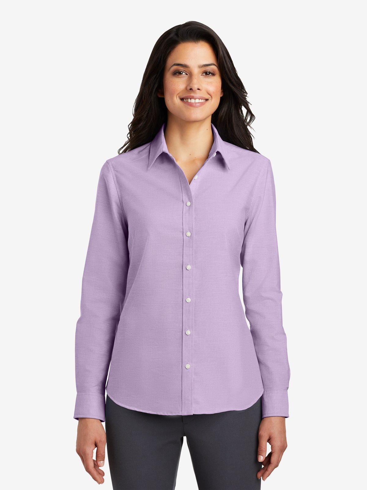 Insect Shield Women s Wrinkle Resistant Oxford Shirt Size 3XL Light Blue Cotton Polyester