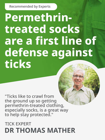 Insect Shield Adult Crew Socks (Two-Pair Pack)