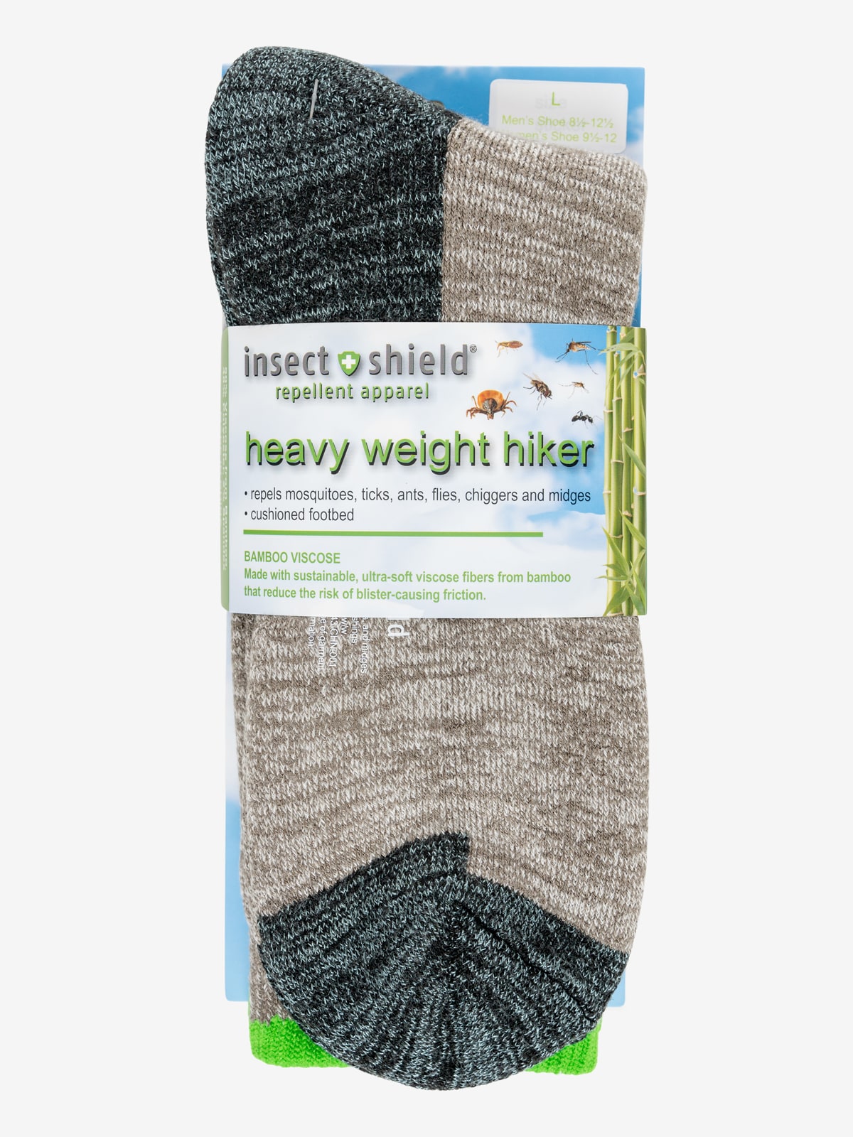 Insect Socks Insect Repellent Heavyweight Hiker Socks – Insect Shield