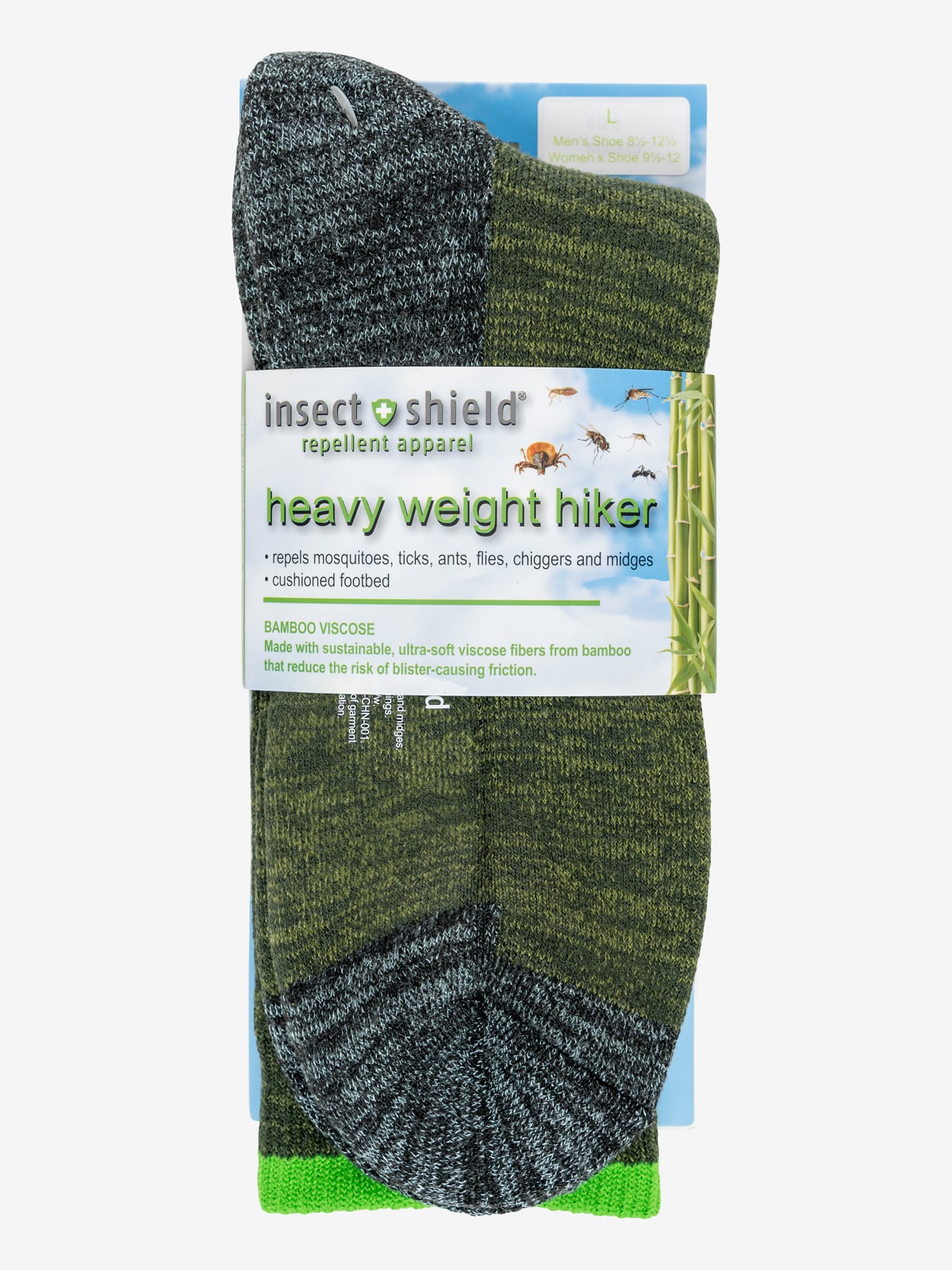 Insect Socks Insect Repellent Heavyweight Hiker Socks – Insect Shield