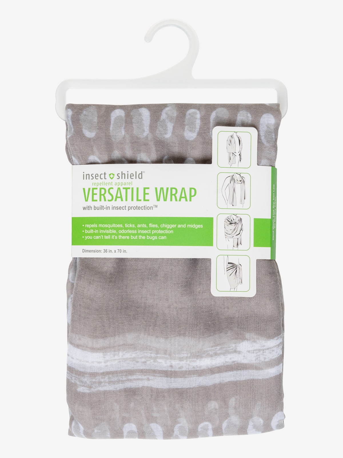 Wraps Insects Bug Repellent Willow Versatile Wrap Scarf – Insect Shield