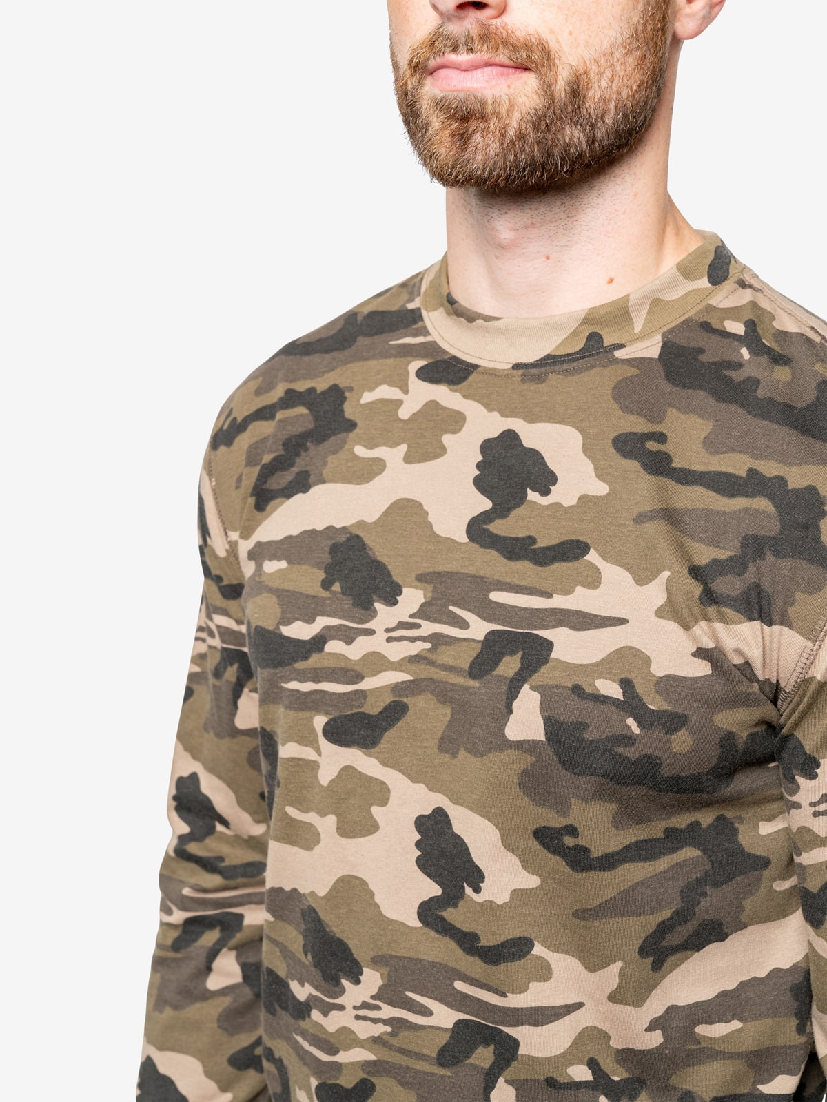 Insect Shield Men's Woodland Camo Long Sleeve T-Shirt