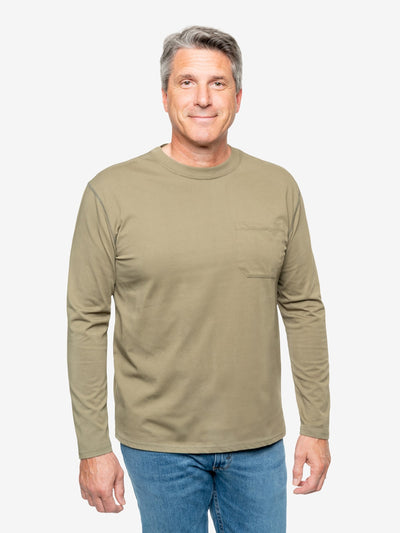 Insect Shield Men's UPF Wicking Long Sleeve Pocket T-Shirt