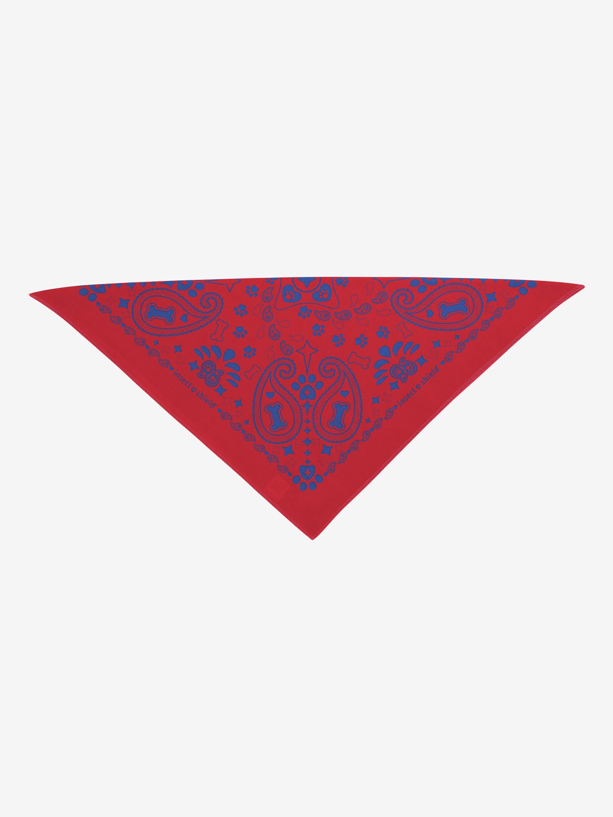 Folded Triangle Bandana Insect Shield for Pets Paisley Bandana