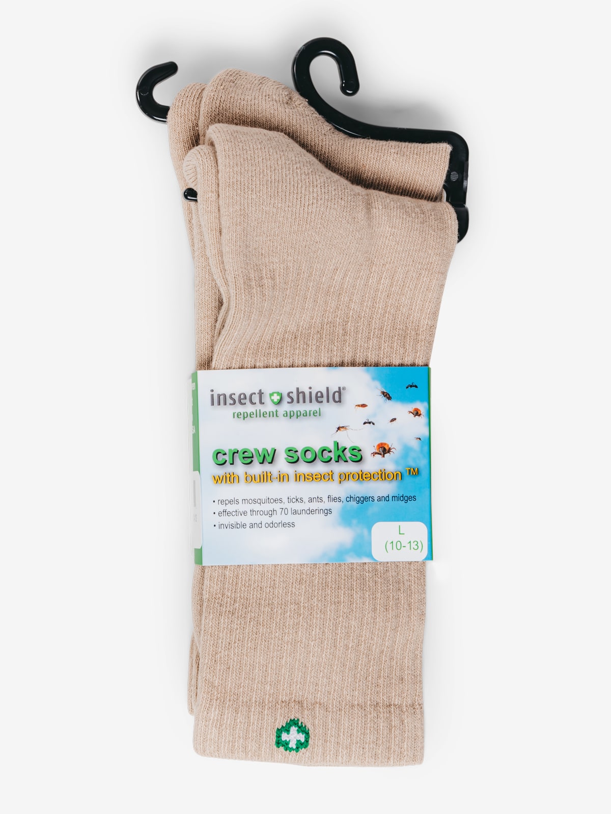 Insect Shield Adult Crew Socks (Two-Pair Pack)