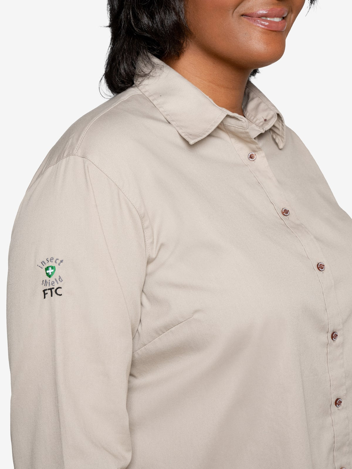 Women s Insect Repellent Twill Work Shirt Insect Shield