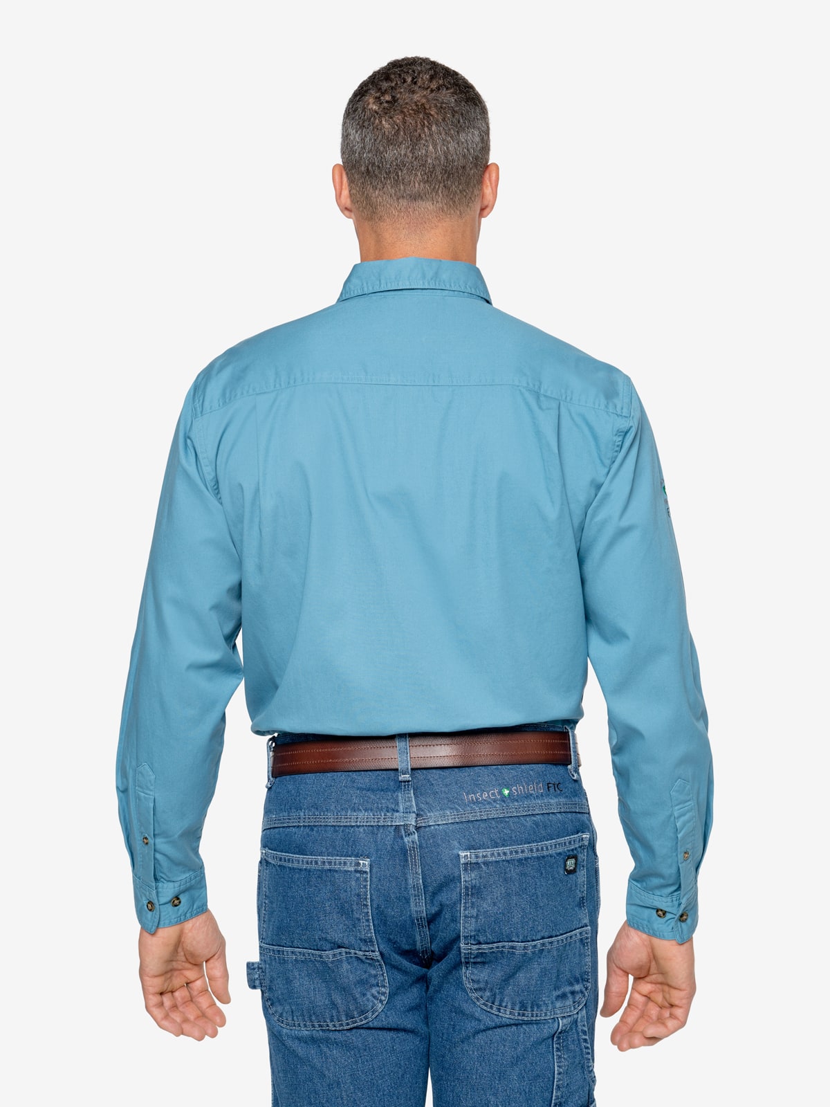 Work Men Insect Men's Insect Repellent Cotton Twill Work Shirt – Insect Shield