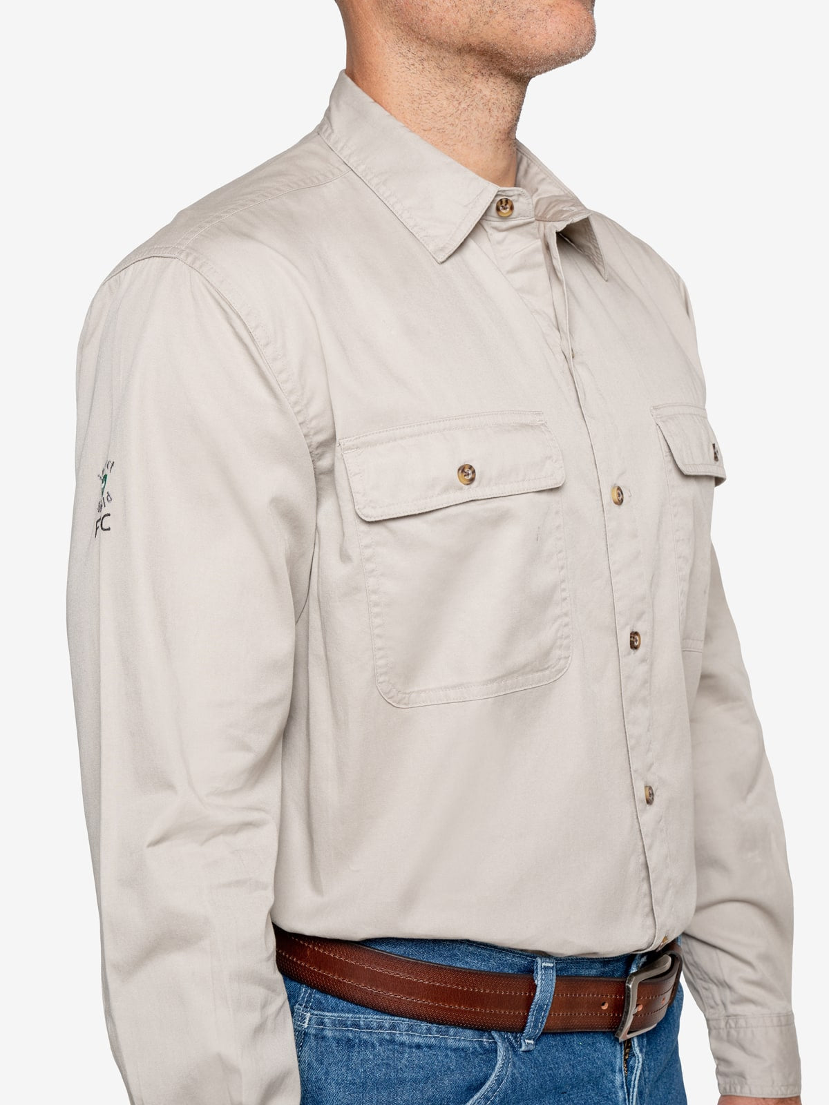 Men s Insect Repellent Cotton Twill Work Shirt Insect Shield