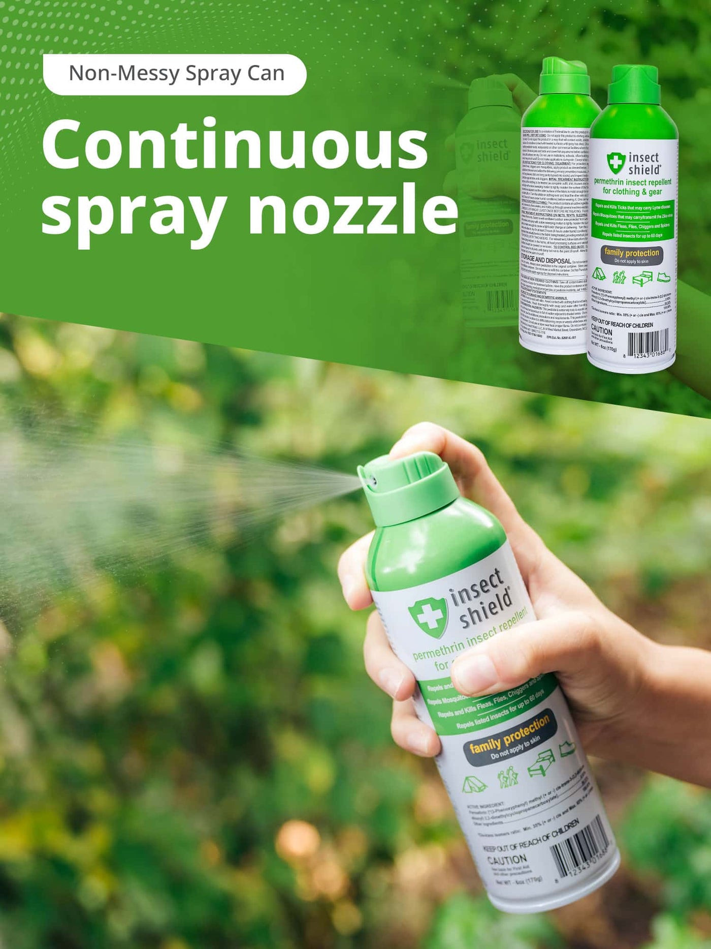 Insectashield Permethrin Spray for Clothing – Insect Shield