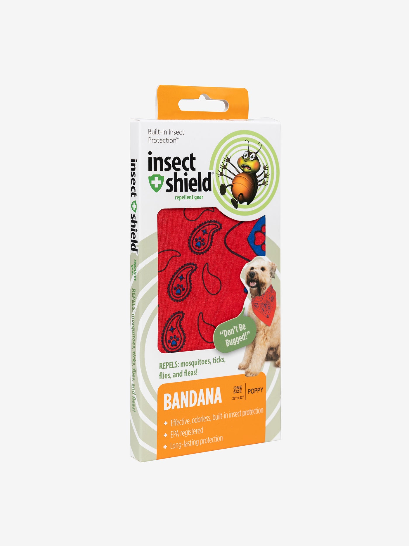 Packaging Insect Shield for Pets Paisley Bandana