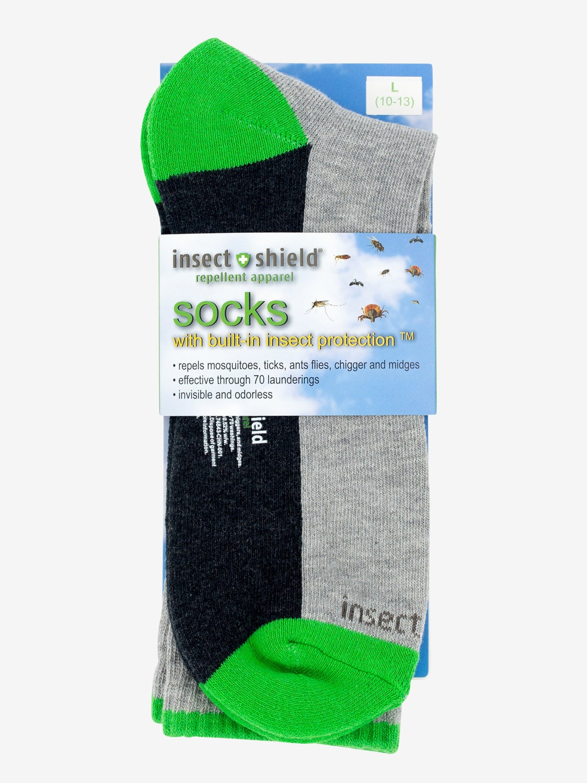 Insect Socks Insect Repellent Sport Crew Socks – Insect Shield