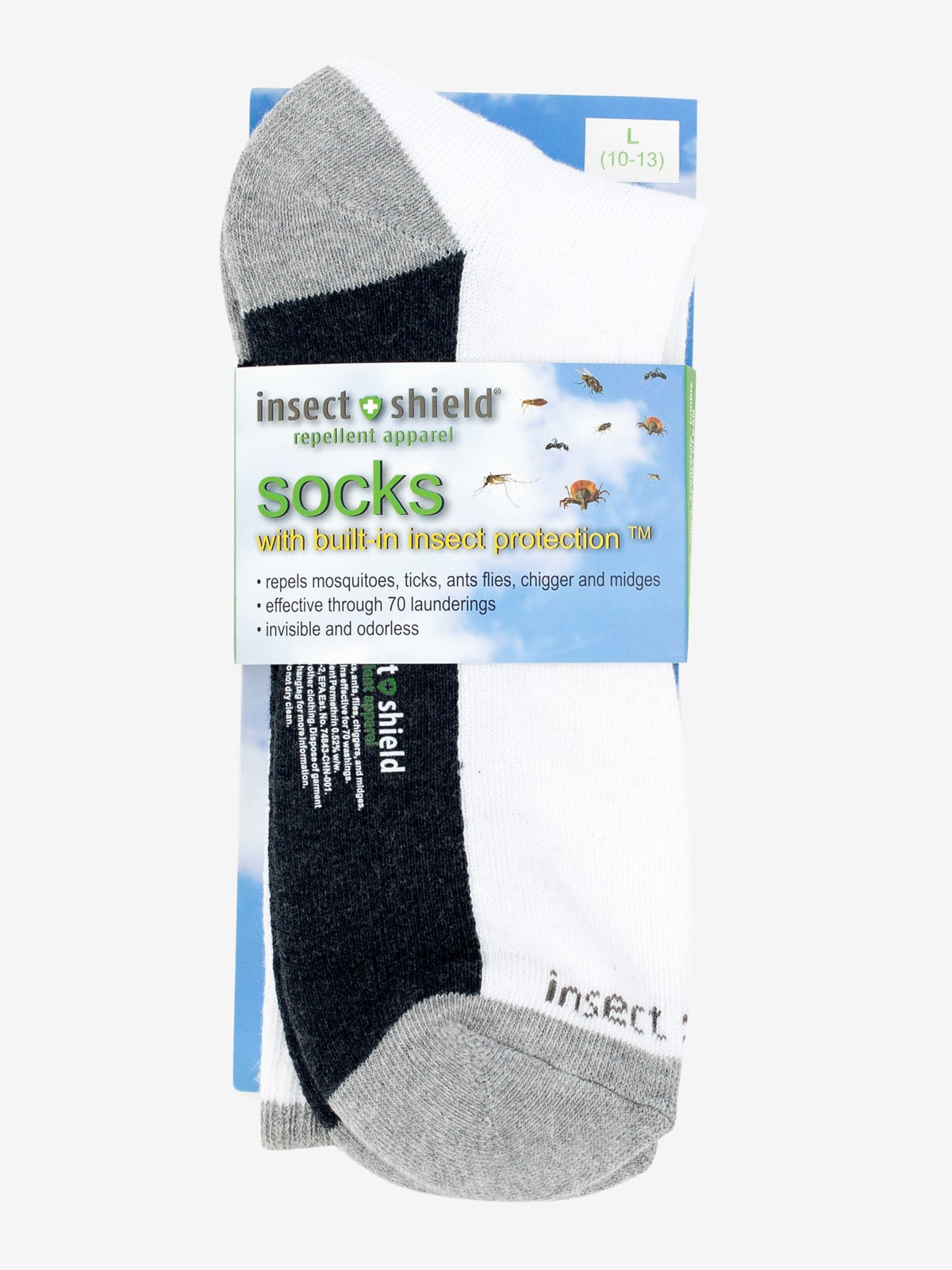 Insect Socks Insect Repellent Sport Crew Socks – Insect Shield