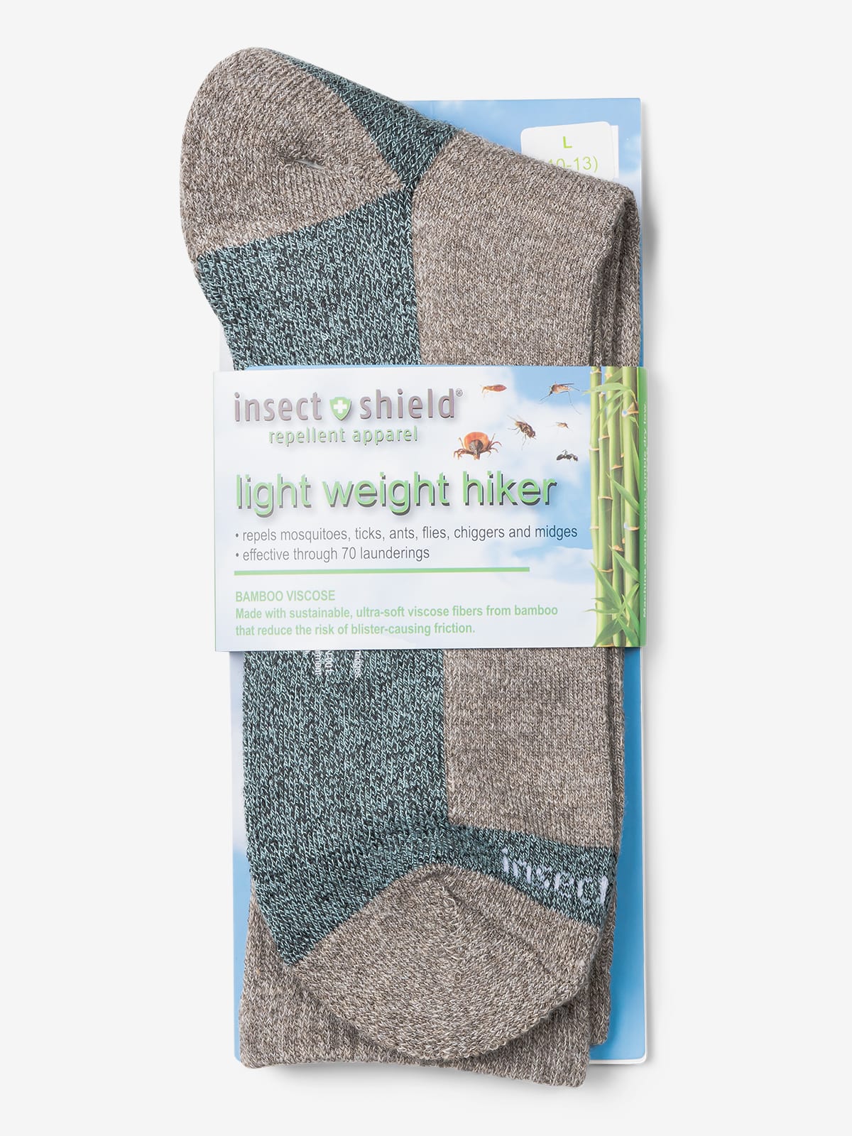 Insect Socks Tick Repellent Hiking Socks | Repel Insect and Prevent Bug Bites ...