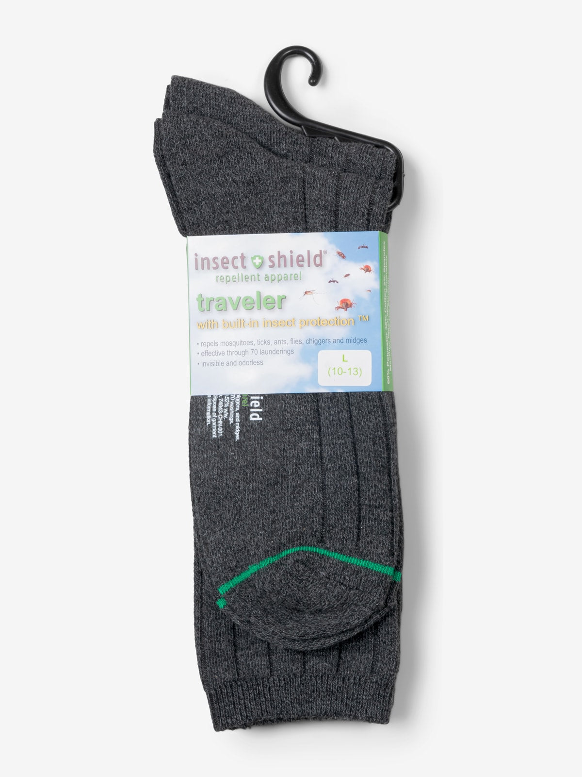 Insect Shield Bug Repellent Traveler Socks