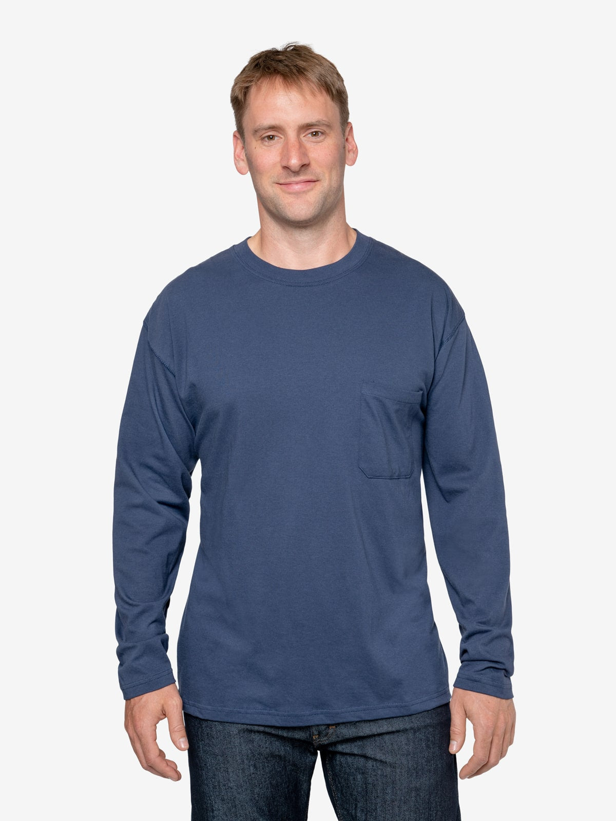 Men's Insect Shield UPF Dri-Balance Long Sleeve Pocket Crew