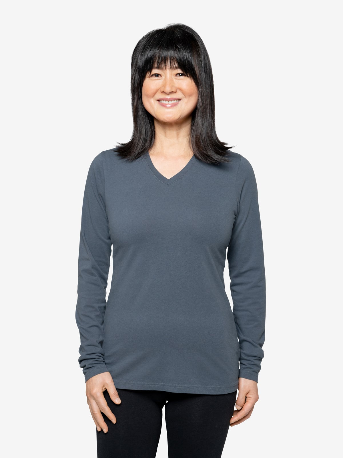 W's Insect Shield UPF Dri-Balance Long Sleeve V-Neck T-Shirt