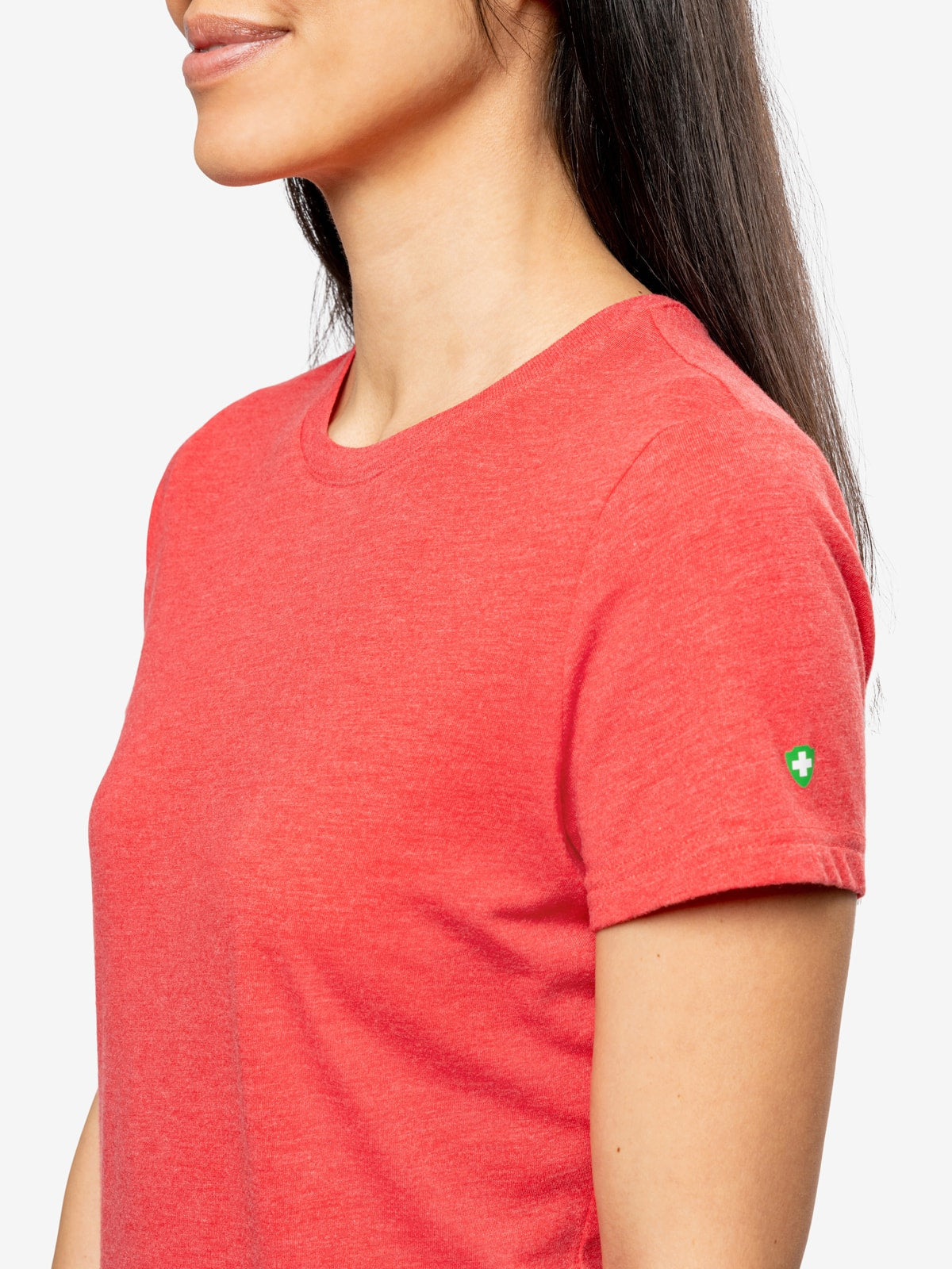 Insect Shield Women s Tri Blend Crewneck Short Sleeve T Shirt with Built in Insect Repellent